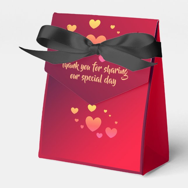 Ballotins Boîte à gâteau mariage par dalDesignNZ (Verso)