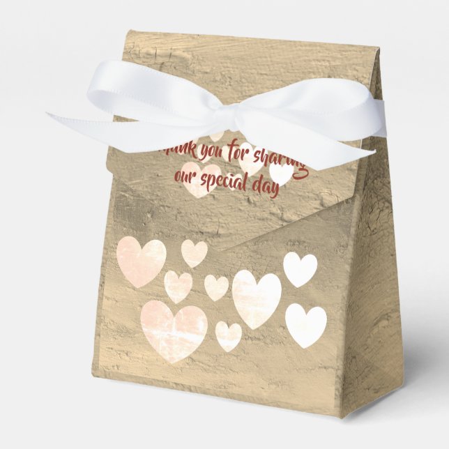 Ballotins Boîte à gâteau mariage par dalDesignNZ (Verso)