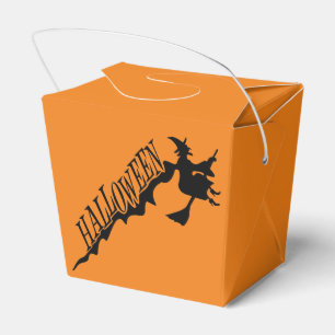 Ballotins Boîte à goodie pour sorcière noire et orange