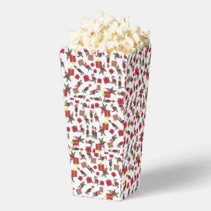 Ballotins Boîte à popcorn Elfes de Noël