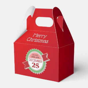 Ballotins Boîte cadeau à pignon de Noël à ouvrir à Noël