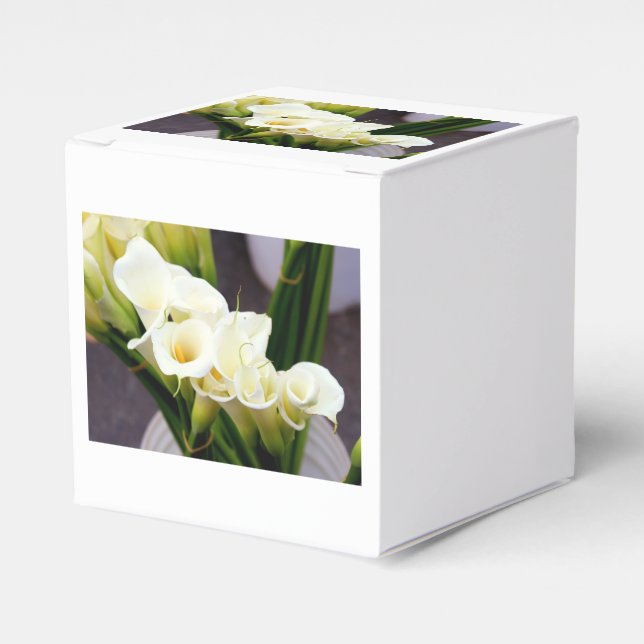 Ballotins boîte cadeau calla lily (Verso)