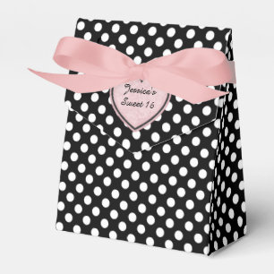 Ballotins Boîte Cadeau Chic Polka Dot Sweet 16 Favor
