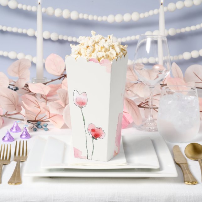 Ballotins Boîte cadeau. "Coquelicots" (Mariage)