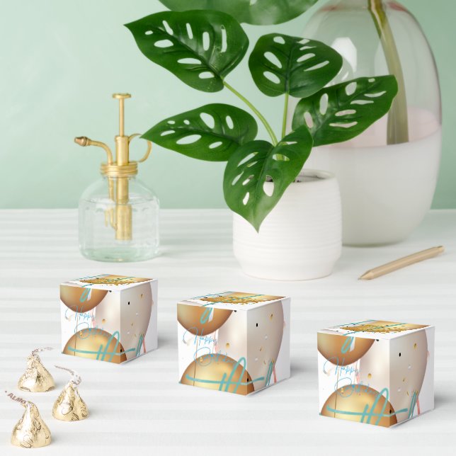 Ballotins Boîte cadeau d'anniversaire personnalisée (Multiple)