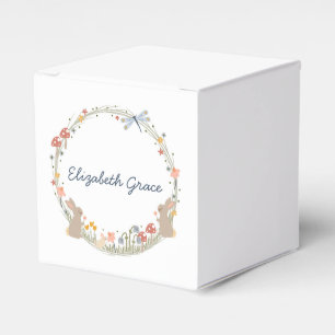 Ballotins Boîte cadeau de Baby shower Woodland personnalisée