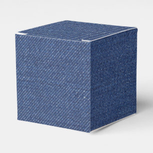 Ballotins Boîte-cadeau de faveur avec les jeans naturels,