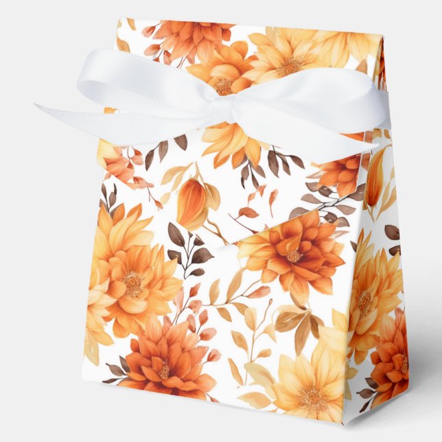 Ballotins Boîte Cadeau de Fleurs d'Automne (Recto)