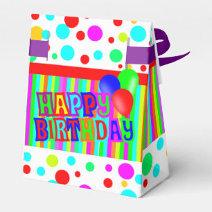 Ballotins boîte-cadeau de joyeux anniversaire