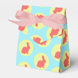Ballotins Boîte Cadeau de Lapin Bunison à Motif de Cercles