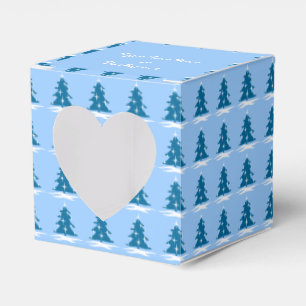 Ballotins Boîte cadeau de Noël Boîte personnalisée Arbre ble