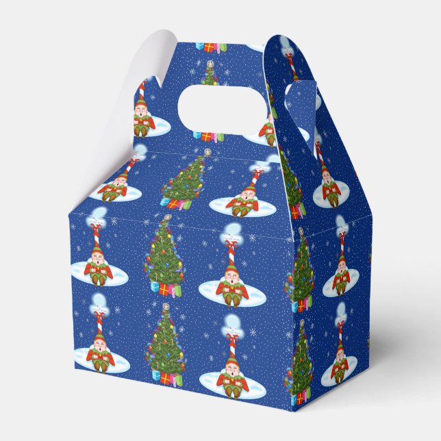 Ballotins Boîte cadeau de Noël Elf dormant (Verso)