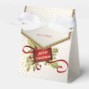 Ballotins Boîte cadeau de Noël rouge moderne