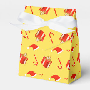 Ballotins Boîte cadeau de Noël sucre de canne chapeau de Noë