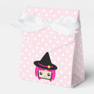 Ballotins Boîte cadeau de sorcière Kawaii rose Haired