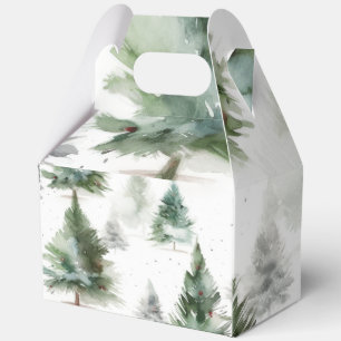 Ballotins Boîte cadeau de vacances avec poignées - Fir Tree