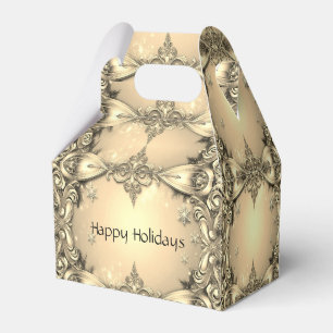 Ballotins Boîte cadeau de vacances décorative or