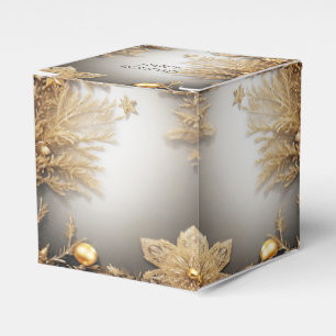Ballotins Boîte cadeau de vacances décorative or unique