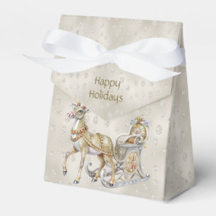 Ballotins Boîte cadeau de vacances Reindeer Sleigh
