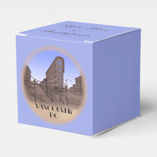 Ballotins Boîte-cadeau de Vancouver Boîte-cadeau personnalis (Verso)