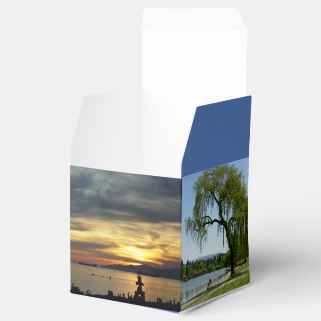 Ballotins Boîte cadeau de Vancouver Boîte personnalisée de V (Ouvert)