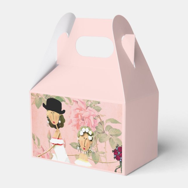 Ballotins Boîte Cadeau Deux Mariées (Verso)