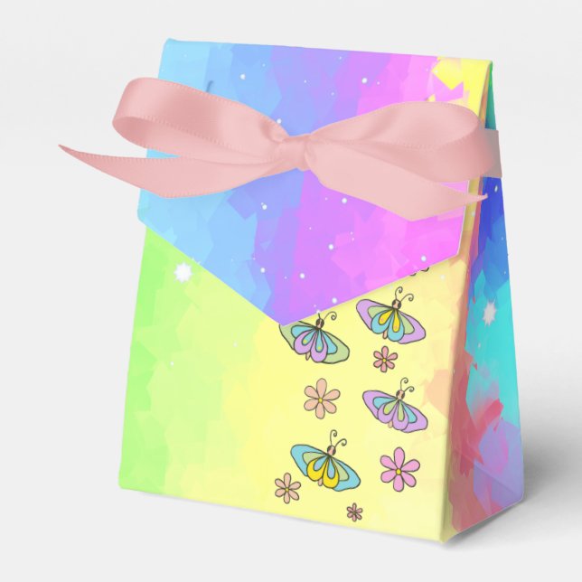 Ballotins Boîte cadeau en arc-en-ciel (Verso)