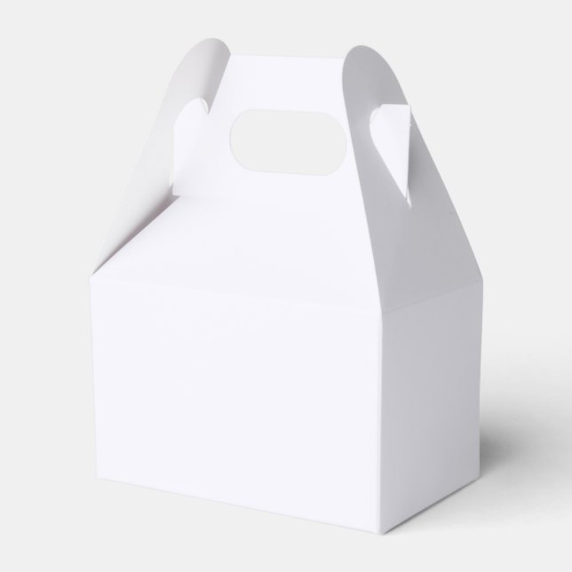 Ballotins Boîte cadeau en forme de pignon blanc fantôme (Verso)