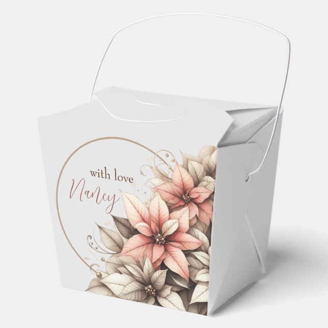 Ballotins Boîte-cadeau florale pastel délicate (Recto)