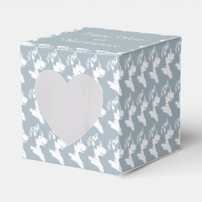 Ballotins Boîte cadeau Husky Personnalisez les boîtes cadeau (Verso)