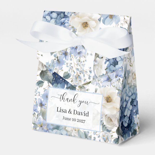 Ballotins Boîte Cadeau Hydrangeas (Verso)