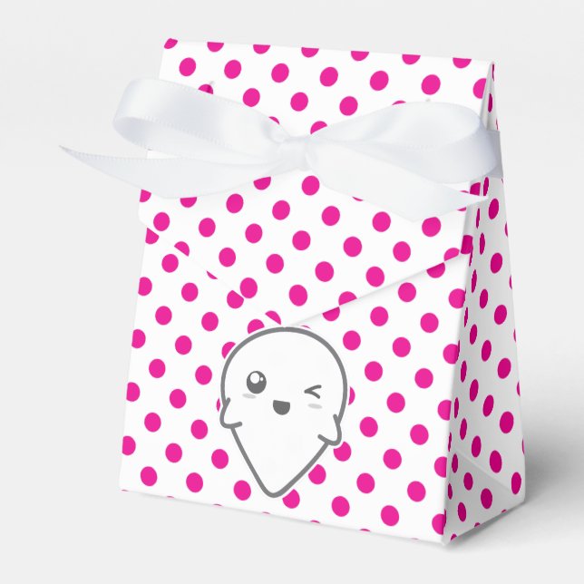 Ballotins Boîte cadeau Kawaii Winking Ghost (Verso)
