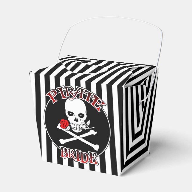 Ballotins Boîte cadeau Mariée Pirate (Verso)