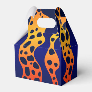 Ballotins Boîte cadeau Motif de grenouille à poison orange
