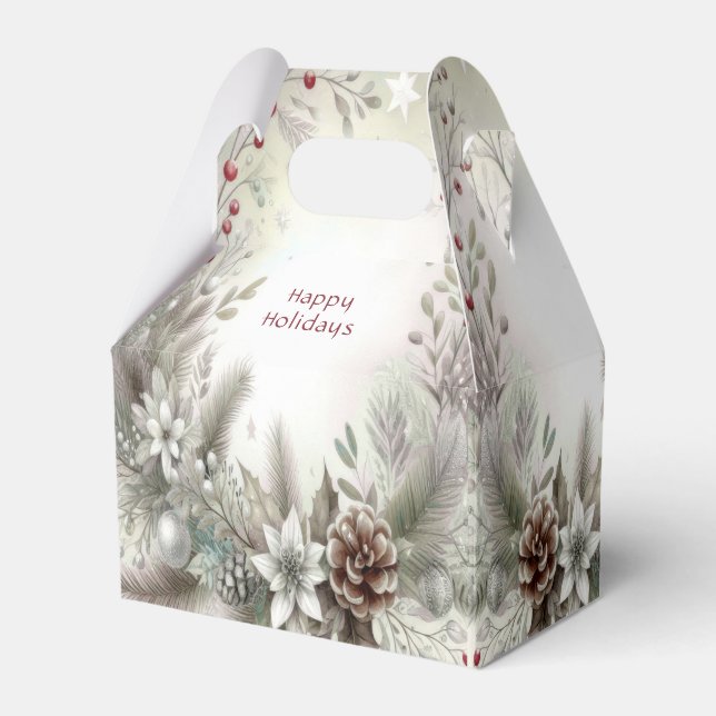 Ballotins Boîte cadeau Noël hiver (Verso)