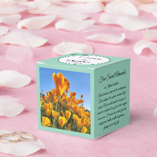 Ballotins Boîte Cadeau - Pavots de Californie - Personnalisa