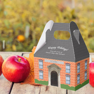 Ballotins Boîte cadeau personnalisée de la maison scolaire