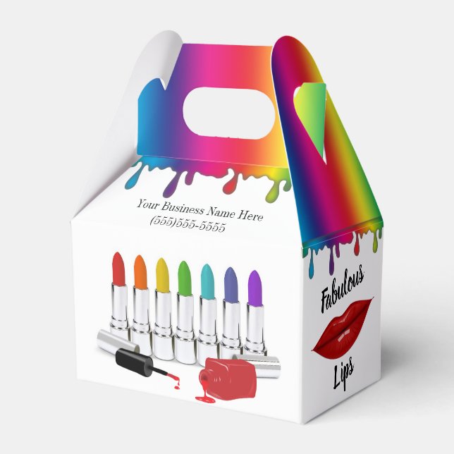 Ballotins Boîte Cadeau pour Cliente de Produits de Beauté (Verso)