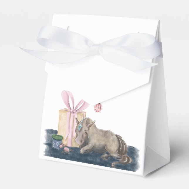 Ballotins Boîte cadeau pour Noël avec support pour chevaux (Verso)