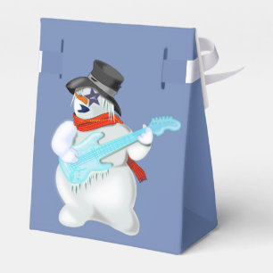 Ballotins Boîte cadeau Rock and Roll Snowman