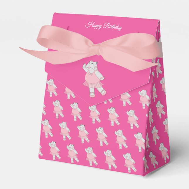 Ballotins Boîte cadeau Rose pour anniversaire d'illusima Bal (Verso)