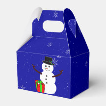 Boîte cadeau Snowman
