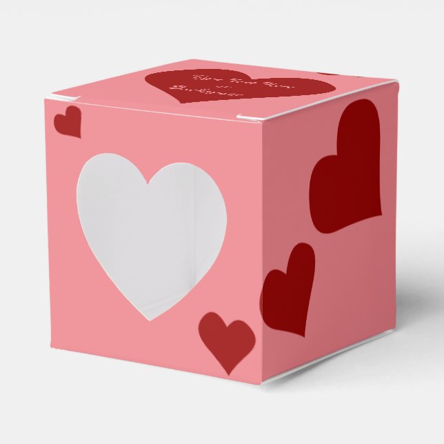 Ballotins Boîte Cadeau Valentine's Personnalisé Love Boxes (Verso)
