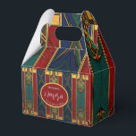 Ballotins Boîte Cadeaux de Mariage Personnalisé<br><div class="desc">Améliorez votre expérience de don mariage avec notre boîte de cadeaux de mariage personnalisé exquise. Le devant montre l'élégance intemporelle de "Mr & Mrs. (nom de famille) est. (date)", ajoutant une touche de charme personnalisé à votre célébration. En complément de l'esthétique de notre collection, le dos est doté d'un message...</div>