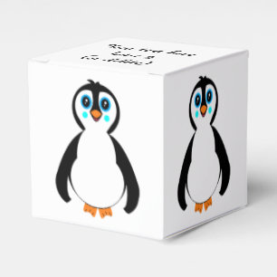 Ballotins Boîte classique de faveur de pingouin