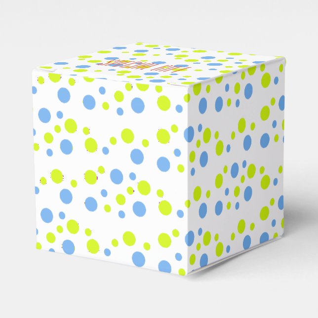 Ballotins Boîte de Boubles Bonheur Funky Cadeau (Verso)