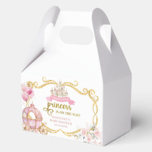 Ballotins Boîte de cadeau Bébé Carrosse Rose Princesse Royal