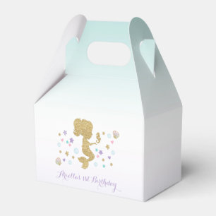 Ballotins Boîte de cadeau d'anniversaire de sirène sous la