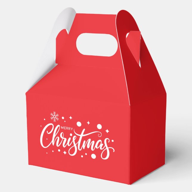Ballotins Boîte de cadeau de faveur de vacances (Recto)