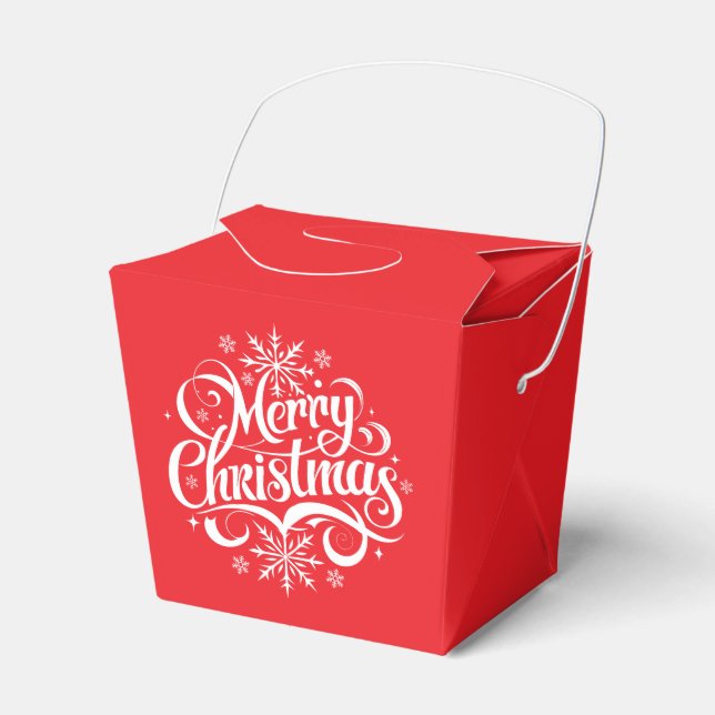 Ballotins Boîte de cadeau de faveur de vacances (Verso)